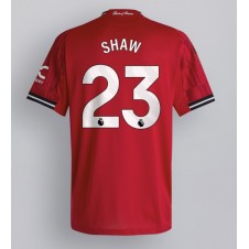 Manchester United Luke Shaw #23 Hemmatröja 2025-26 Korta ärmar